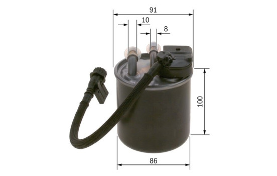 Filtre à carburant N2840 Bosch, Image 6