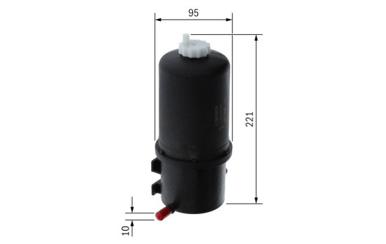 Filtre à carburant N2853 Bosch, Image 5