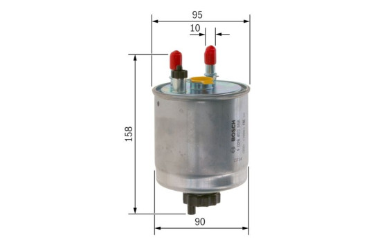 Filtre à carburant N2856 Bosch, Image 9