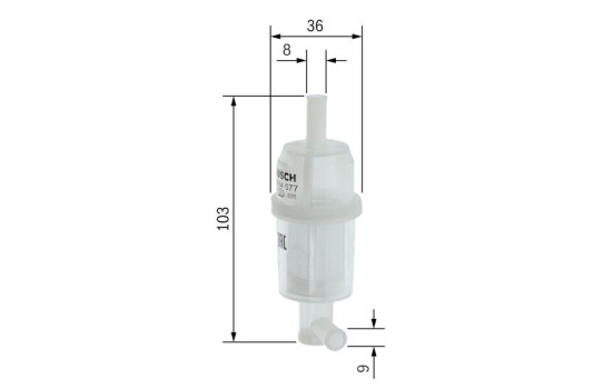 Filtre à carburant N4077 Bosch, Image 6