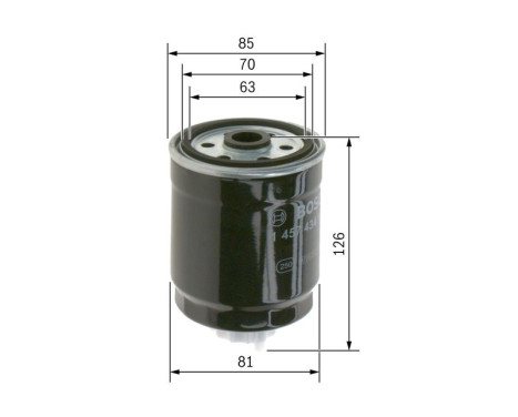 Filtre à carburant N4103 Bosch, Image 6