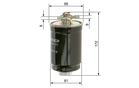 Filtre à carburant N6373 Bosch, Image 2