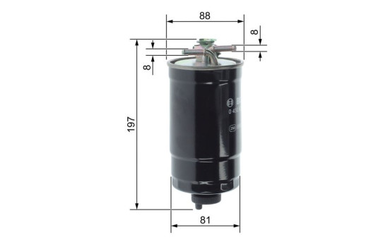 Filtre à carburant N6374 Bosch, Image 7