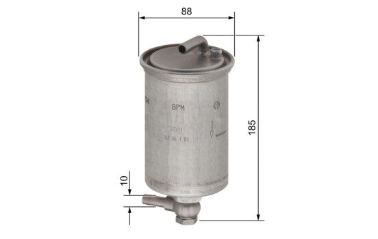 Filtre à carburant N6431 Bosch, Image 5