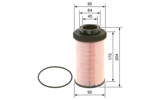 Filtre à carburant N9655 Bosch, Image 3