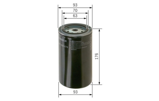 Filtre à carburant N9676 Bosch, Image 4