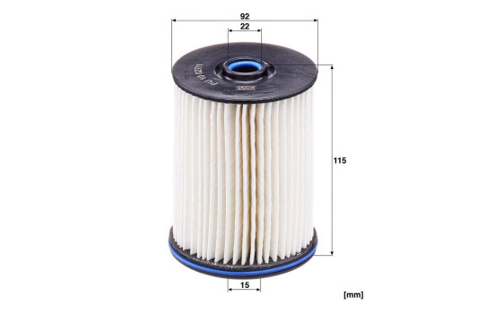 Filtre à carburant PU 10 027/1 z Mann, Image 2