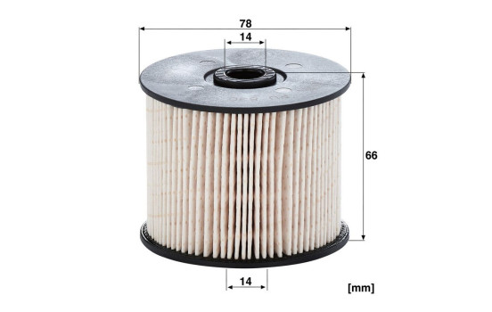 Filtre à carburant PU 830 x Mann, Image 4