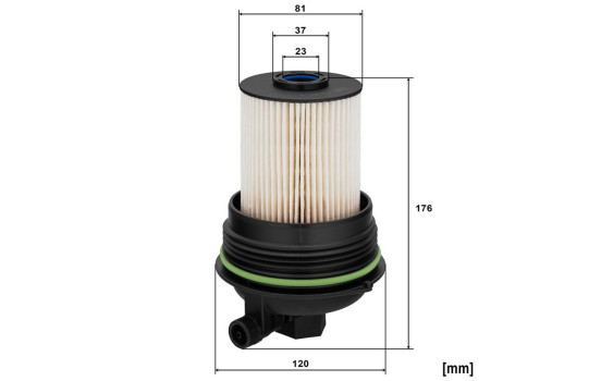 Filtre à carburant PU 9014 MANN-FILTER, Image 6