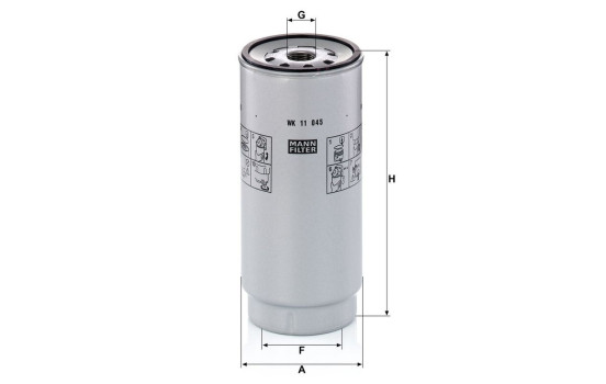 Filtre à carburant WK 11 045 z MANN-FILTER, Image 2