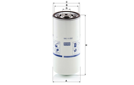 Filtre à carburant WK 11 052 MANN-FILTER, Image 2