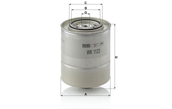 Filtre à carburant WK 1123 MANN-FILTER, Image 3