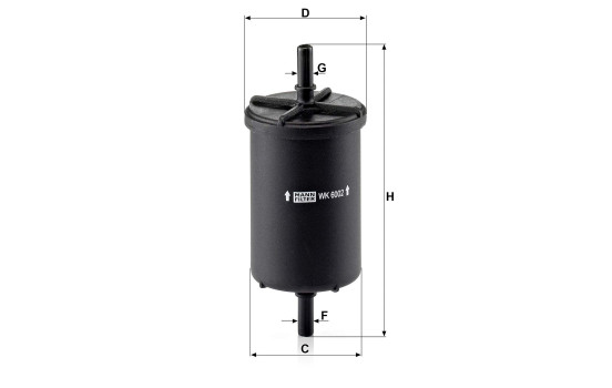 Filtre à carburant WK 6002 Mann, Image 2