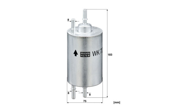 Filtre à carburant WK 720/6 Mann, Image 6