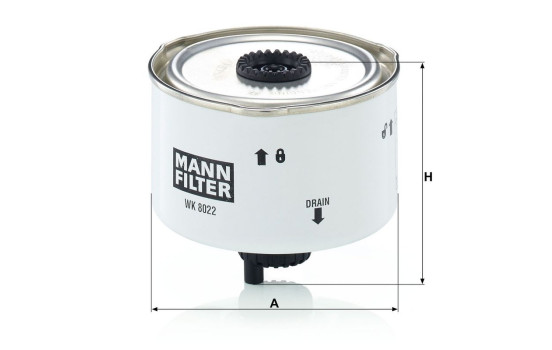 Filtre à carburant WK 8022 x Mann, Image 3