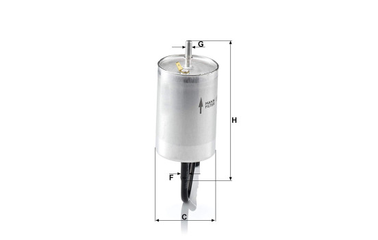 Filtre à carburant WK 832/1 MANN-FILTER, Image 2
