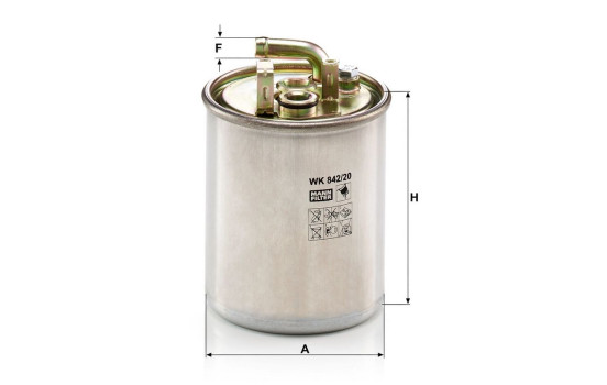 Filtre à carburant WK 842/20 Mann, Image 3
