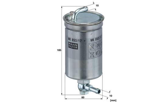 Filtre à carburant WK 853/17 Mann, Image 4