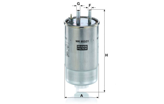 Filtre à carburant WK 853/21 Mann, Image 4