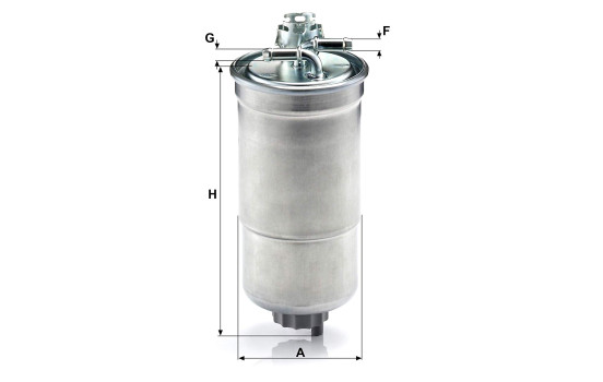Filtre à carburant WK 853/3 x Mann, Image 2