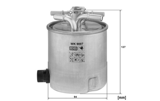 Filtre à carburant WK 9007 MANN-FILTER, Image 4