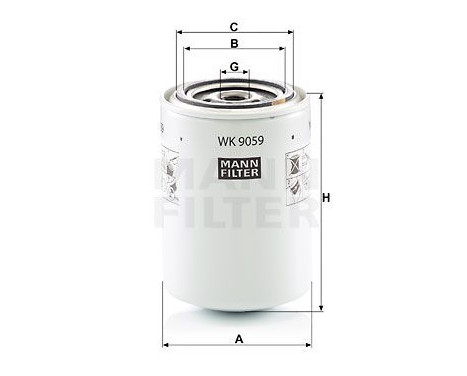 Filtre à carburant WK 9059 Mann