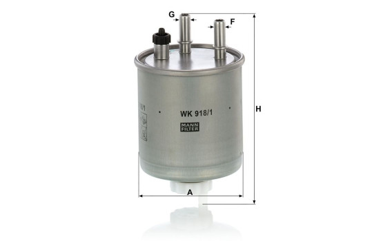 Filtre à carburant WK 918/1 Mann, Image 4