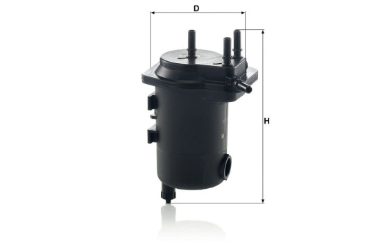 Filtre à carburant WK 939/12 x MANN-FILTER, Image 3