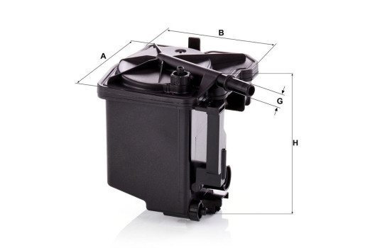 Filtre à carburant WK 939/2 z Mann, Image 2