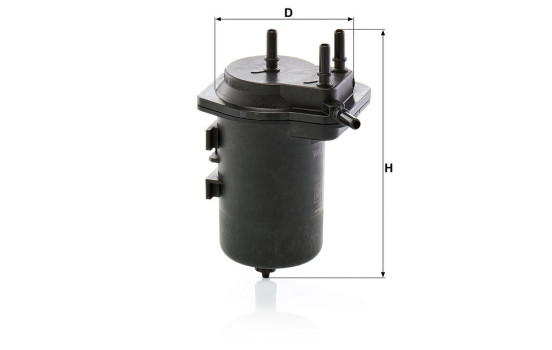 Filtre à carburant WK 939/6 Mann, Image 4