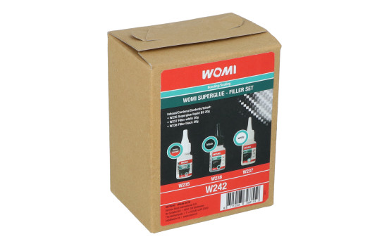 Kit de remplissage de colle super forte Womi en 3 pièces, Image 2