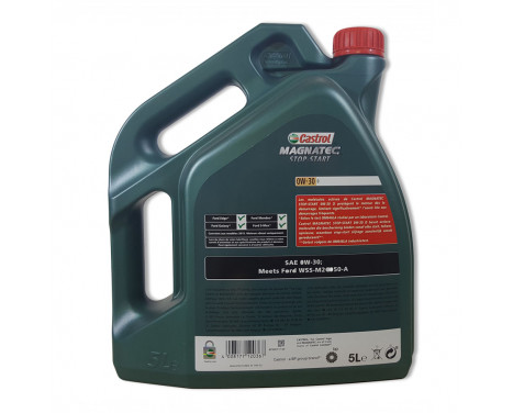 Huile moteur Castrol Magnatec Stop-Start 0W30 D 5L, Image 4