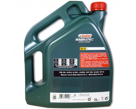 Huile moteur Castrol Magnatec Stop-Start 5W30 A5 5L, Image 4