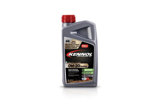 Huile moteur Kennol Revolution 0W20 Supra C5/C6 1L