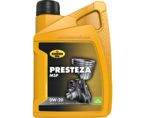 Huile moteur Kroon-Oil Presteza MSP 0W20 C5, C6 1L