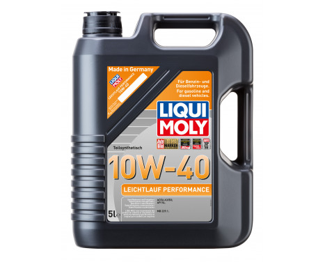 Huile moteur Liqui Moly Leichtlauf Performance 10W40 A3/B3 5L