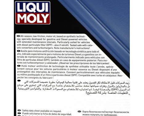 Huile moteur Liqui Moly Longtime High Tech 5W30 C3 5L, Image 2