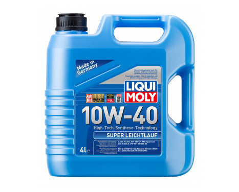 Huile moteur Liqui Moly Super Leichtlauf 10W40 A3/B4 4L