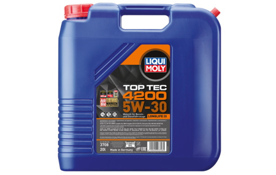 Huile moteur Liqui Moly Top Tec 4200 5W30 C3 20L
