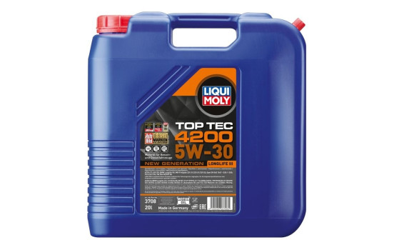 Huile moteur Liqui Moly Top Tec 4200 5W30 C3 20L, Image 2