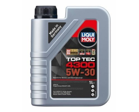 Huile moteur Liqui Moly Top Tec 4300 5W30 C2 1L, Image 2