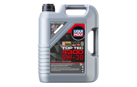 Huile moteur Liqui Moly Top Tec 4300 5W30 C2 5L, Image 2