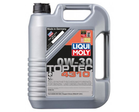 Huile moteur Liqui Moly Top Tec 4310 0W30 C2 5L