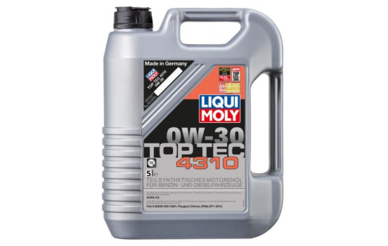 Huile moteur Liqui Moly Top Tec 4310 0W30 C2 5L