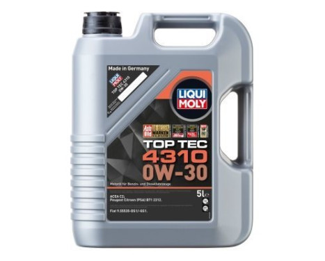 Huile moteur Liqui Moly Top Tec 4310 0W30 C2 5L, Image 2