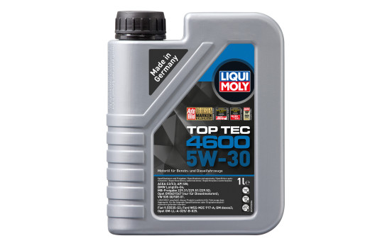 Huile moteur Liqui Moly Top Tec 4600 5W30 C3 1L