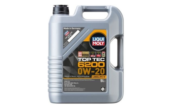 Huile moteur Liqui Moly Top Tec 6200 0W-20 C5 5L, Image 2
