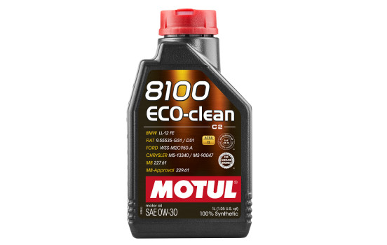 Huile moteur Motul 8100 ECO-CLEAN 0W30 1L, Image 2