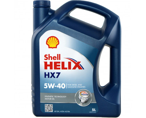 Huile moteur Shell Helix HX7 5W40 A3/B3/B4 5L