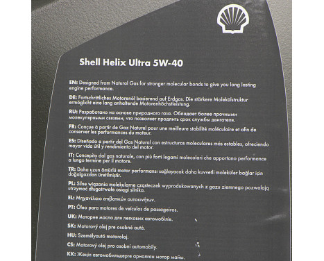 Huile moteur Shell Helix Ultra 5W40 A3/B4 5L, Image 3